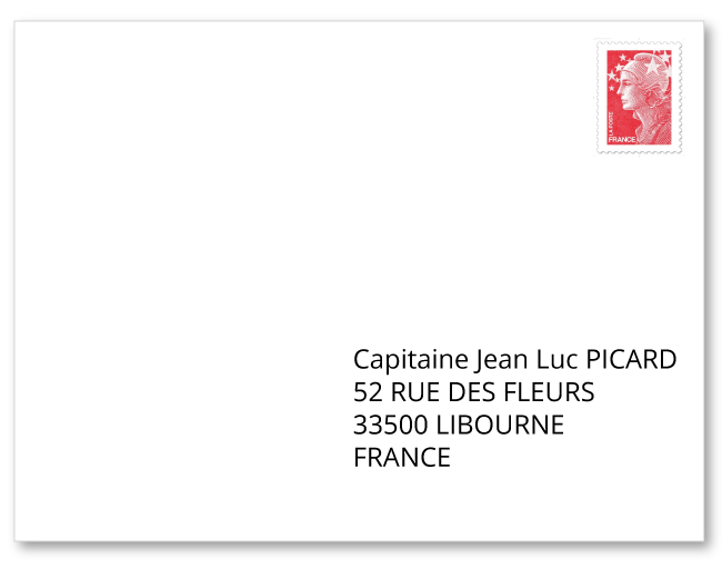 French Address Format