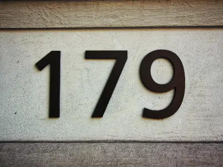 Street address house number